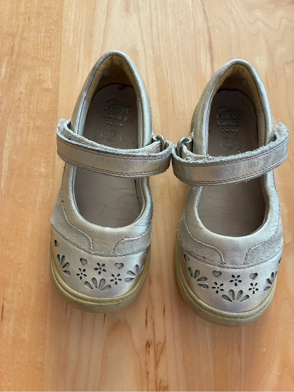Clark’s first shoes size 6.5